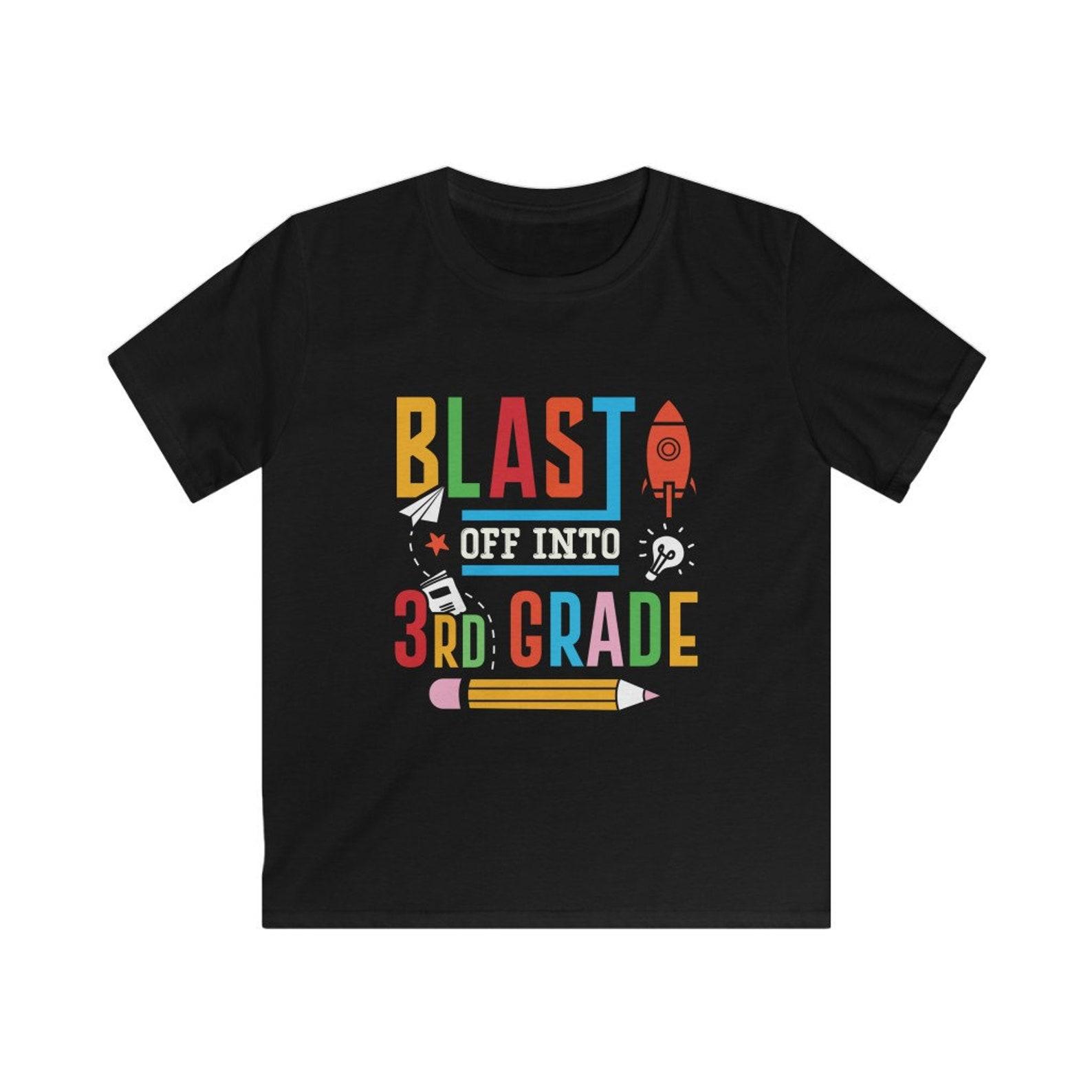 3rd Grade Shirt KIDS | Back To School Tshirt | Third Grade Boys Girl T-Shirt 4XL