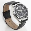 JMW TOKYO Men's Moon Phase Watch, Japanese Movement, 100m Water Resistant, Genuine Leather Strap, Roman Numerals, Black & Silver [Limited To 300