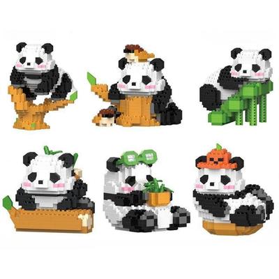 Mini Blocchi da Costruzione Set Panda Mattoncini Micro Nano Perfetti Gadget per Feste per Adolescenti Carini Mattoncini da Costruzione Mini Panda Micro