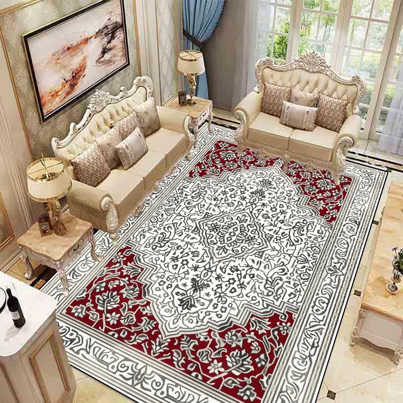 Retro Persia Carprt for Living Room Decoration Home American Style Sofa Area Rug 200x300 cm Washable Cloakroom Bedroom Floor Mat