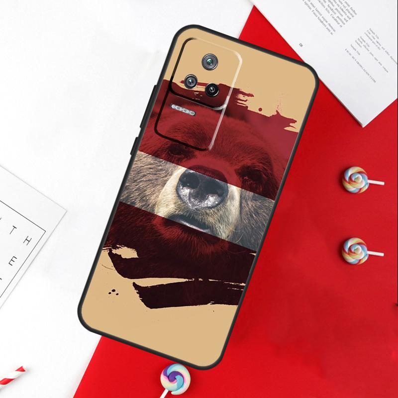 Lettland Flagge Hülle Für Xiaomi 14 Ultra 15 13 11T 12T 13T 14T Pro POCO X7 Pro X3 X5 X6 M6 F5 F6 Pro Hülle