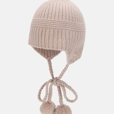 WHITE SANDS Knit Earflap Beanie Tiny (3 Colors)