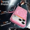 High-End Glitter Transparent Magnetic Case for Apple 16/17 Pro Max - Luxury, Lightweight, and Drop-Proof Protection