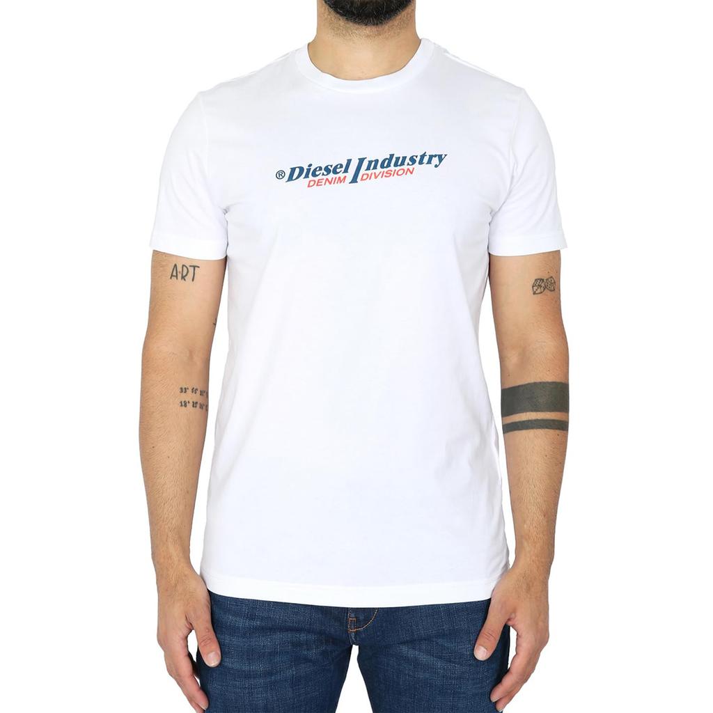 Diesel Unisex Adult Industry Denim Division Logo T-Shirt
