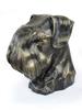 Schnauzer I - Urn for Dog Ashes, Dog Bust, Large Dog Head for Garden by Art-Dog