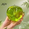 Kids Stress Ball Green Apples Ball, Slow Rising Soft Fidget Toy with Maltose Texture, High Squeeze Elastic Decompression Tool for Anxiety Relief,