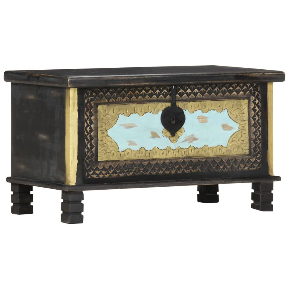 Coffre de rangement  80x40x45 cm Bois de manguier massif