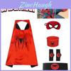 Spider-Man heldencape en masker Halloween cartoon anime launcher handschoen horloge set