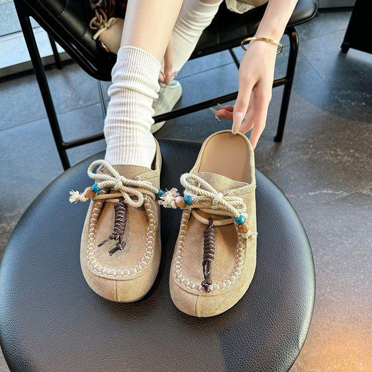 Large Size Women's Shoes with Soft Soles Are Not Tired, Single Shoes with Wide Feet and Fat Spring and Autumn 2025 New Models Are Absolutely Perfec