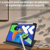 Coque pour Xiaomi Redmi Pad 2 9.7 Pouces 2026, Etui Rotatif avec Porte-Stylet - Noir