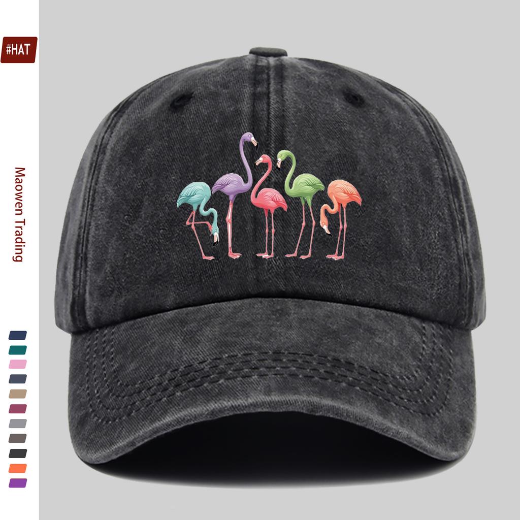 Pc Stück Bunte Flamingo-Print Trucker-Kappe Verstellbare Snapback-Kappe mit Flamingo Leicht Geeignet für Männer Frauen für