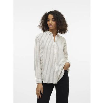 חולצת לין עם שרוולים ארוכים של Vero Moda