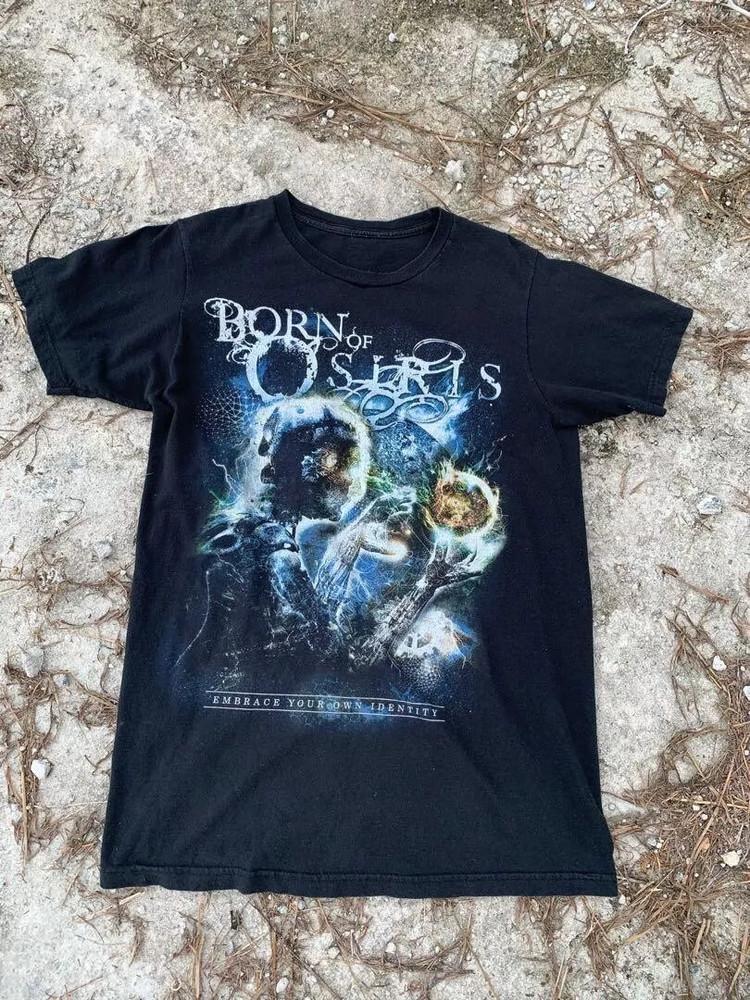 Винтажный Стиль Born Of Osiris Черная Хлопковая Футболка Размеры S-4XL HE393 Унисекс M