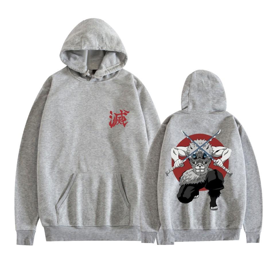 New Arrivals Couple Fashion for Fans of Demon Slayer Printed Sweatshirt Outdoor Sport Cosplay Pullovers Hoodie Cosplay Costume