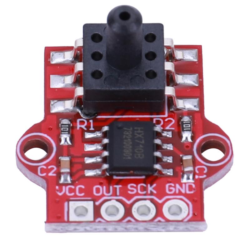DC 3.3V 5V 0-40KPa Digital Barometric Air Pressure Sensor Module Connect 2.5mm Soft Tube Air Pressure Sensor for Arduino