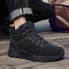 Fashion Boots Men High Top Boots High Quality Leather Hiking Shoes Fashion Outdoor Men Lace Up Non-Slip Ankle Boots Waterproof Big 48