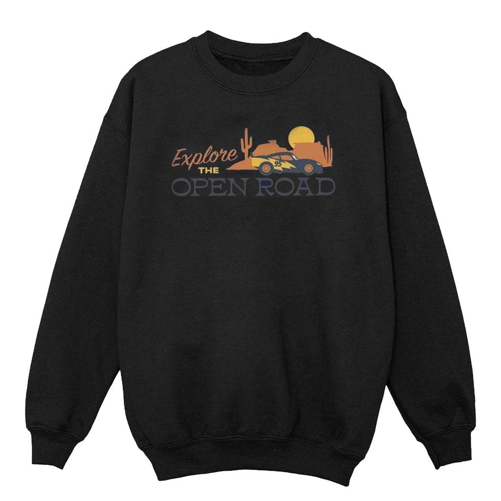 Disney Mens Cars Explore The Open Road Sweatshirt