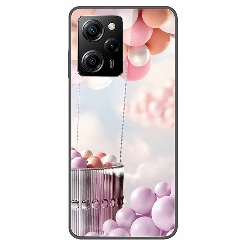 Tempered Glass Case for Xiaomi Poco X5 Pro / PocoX5 Cover Hard Shockproof Cases for Xiaomi Poco X5 5G 6.67'' Funda Coque Case