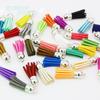 (20 pieces/lot ) 35mm Tassel Vintage Leather Tassels Fringe for Purl Macrame DIY Jewelry Keychain Cellphone Straps Pendant