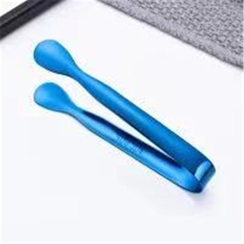 Multicolored Mini Sugar Tongs Small Ice Tongs, Mini Serving Tongs Ice Clip Small Kitchen Tongs for Tea Party Coffee Bar Utensils