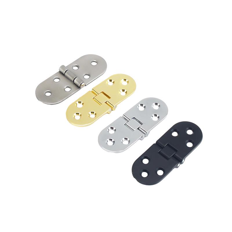 Zinc Alloy 180° Flip-Up Concealed Hinge for Foldable Bathroom and Dining Tables