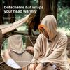 Multipurpose Poncho Sleeping Bag Fleece Camping Travel Wearable Blanket for Adults Outdoor Adventure Warm and Cozy