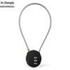An Shengda Portable Steel Cable Combination Lock