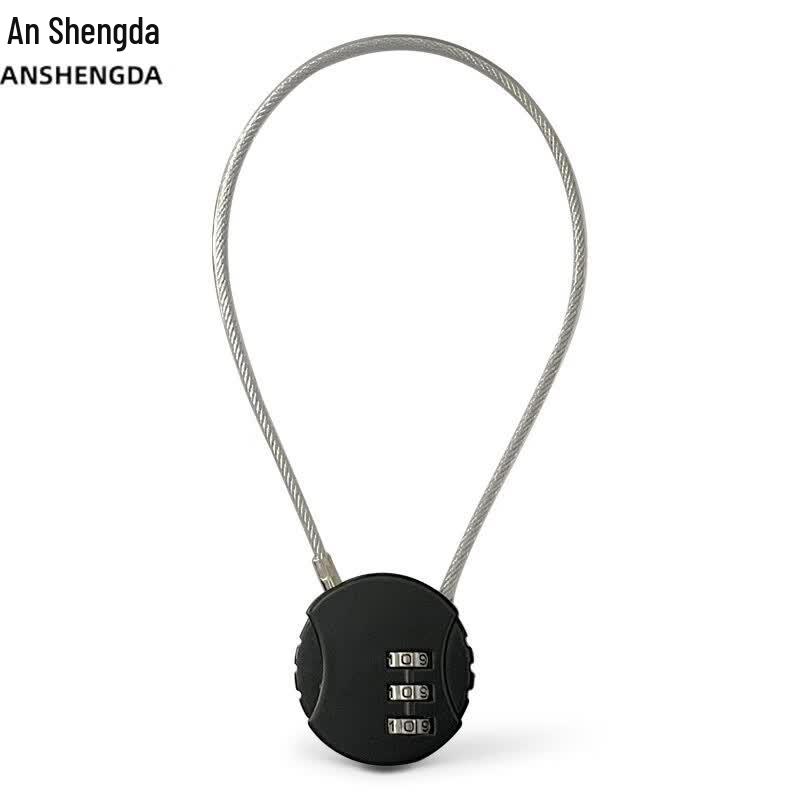 An Shengda Portable Steel Cable Combination Lock