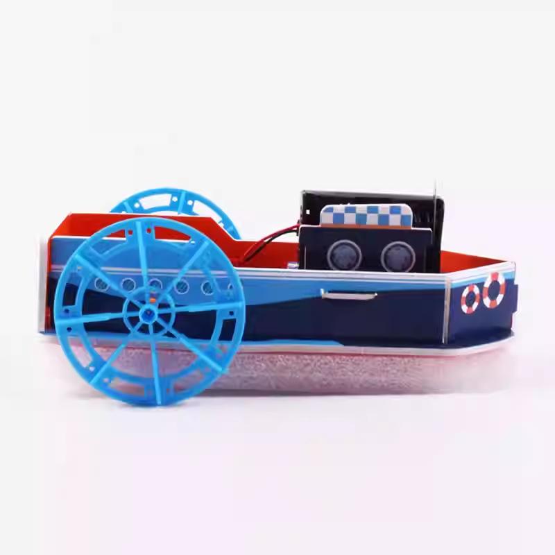 DIY Electric Paddlewheel Boat Kit for Students – Hands-On Educational Model