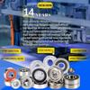 10Pcs S6700ZZ  Stainless Steel Bearing  10x15x4 mm 6700ZZ Bearing ABEC-7 Thin Section 6700 Z ZZ Ball Bearings