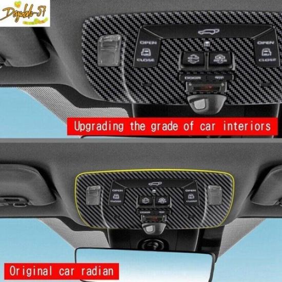 Carbon Fiber For Toyota Sienna - ABS Front Reading Light Lamp Frame Trim