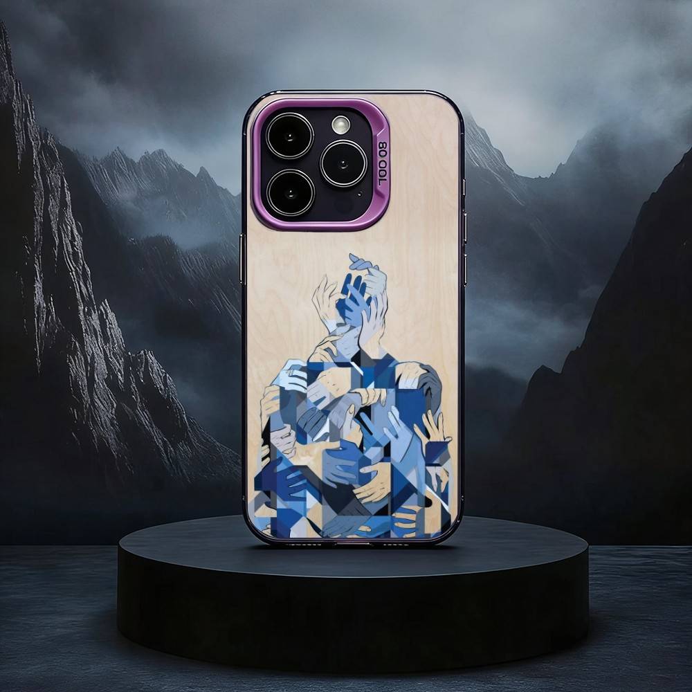 S-Surreal F-Figure A-Art Phone Case For iPhone17,16,15,14,13,12,11 Plus,Pro Max Black Candy Silver Phone Case
