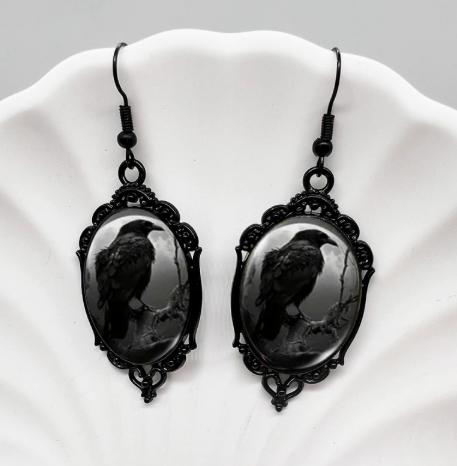 Pair of Earrings with and Drop Earrings one size