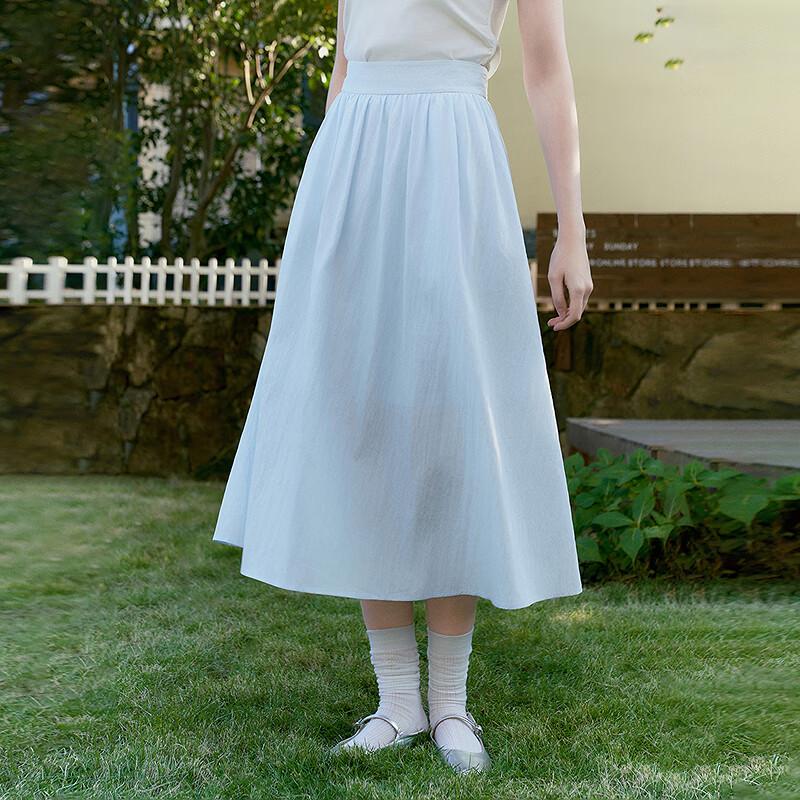 

Ledian Tencel A-Line Maxi Skirt L