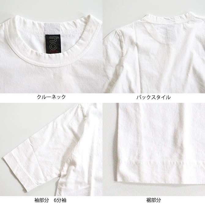 homspun Sleeve Jersey 6370 Women's 6/4 T-Shirt (Sashimi) (JP, Alphabet, S, Sashimi)