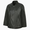 La Belle Shinyoung Fur Women Lambskin Combi Sporty Jacket Sy107jk