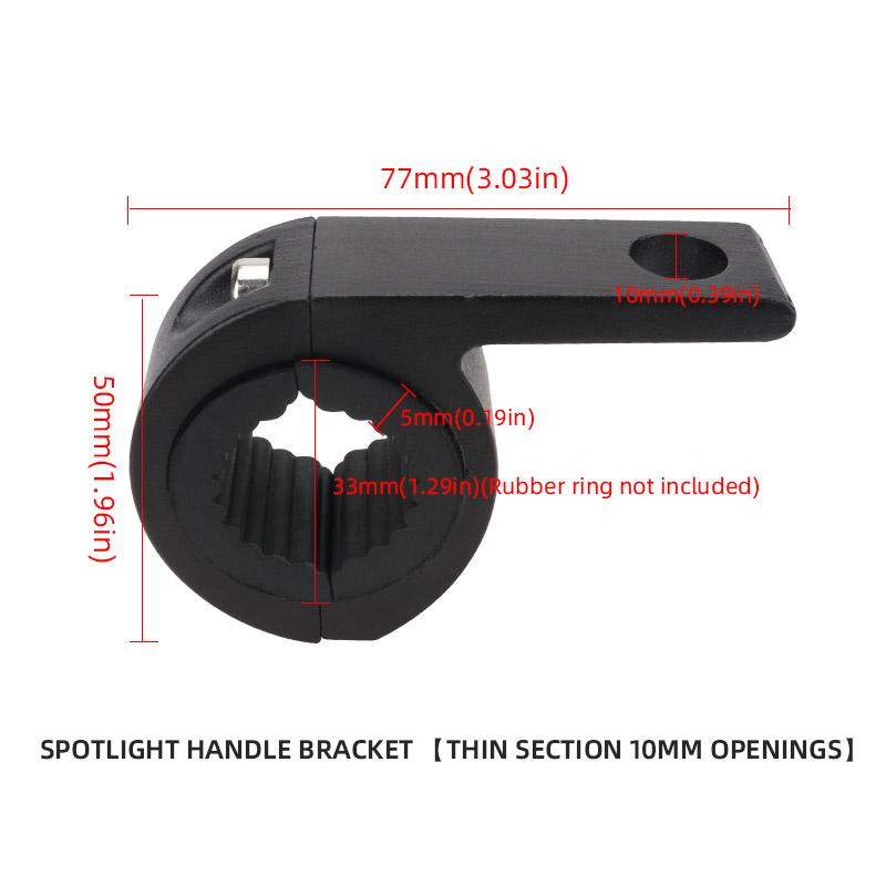 1pc Motorcycle Mounting Bracket Headlight Spotlight Mount Universal Motorcycle Fog Light Bracket Headlamp Holder Accesorios