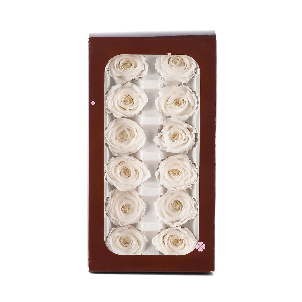 Eternal Flower Gift Box Set 2-6cm Handmade Rose Decorative Flowers, DIY Gift Flower Box