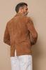 Men's Brown Shirt New Casual Fashionable Handmade Genuine Soft Suede Leather