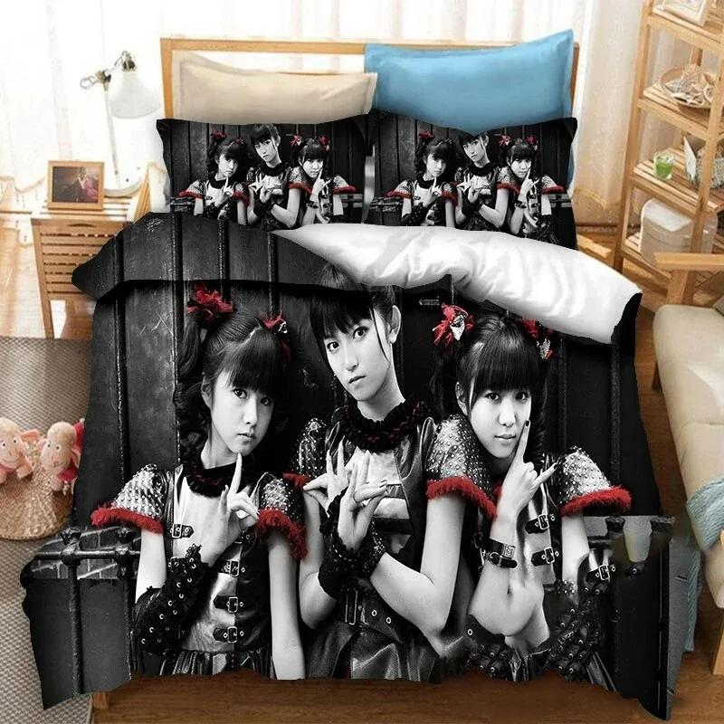Babymetal Rock Band Comfortable Duvet Quilt Cover Pillowcase Bedding Set Children Bedroom Decoration Home Textile