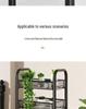 Multi-Layer Movable Kitchen Rack: Floor-Standing Storage Cart for Fruits & Vegetables