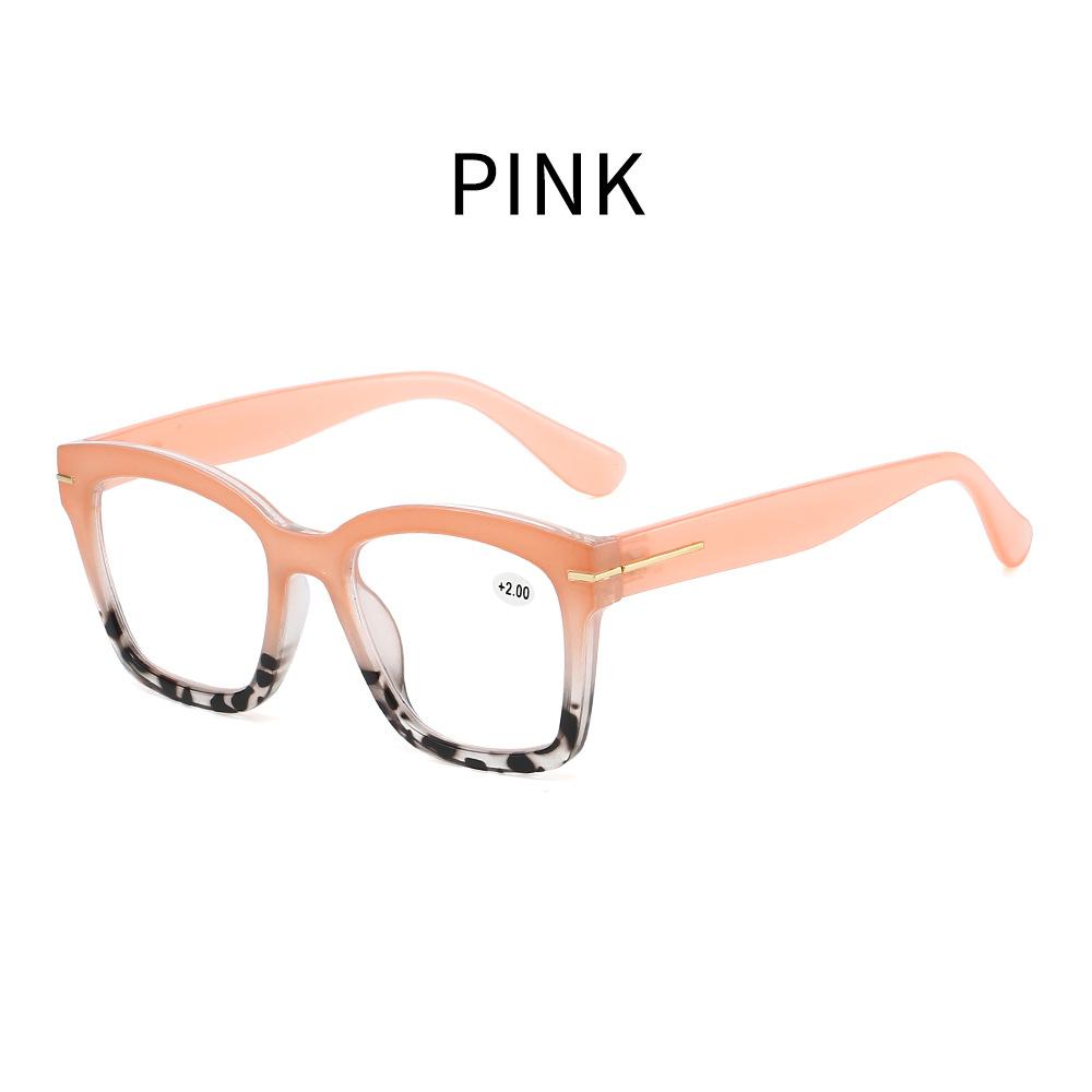 New Fashionable Hd Metal Frame Women'S Reading Glasses Retro Neutral High Quality Anti Blue Light Presbyopia Glasses