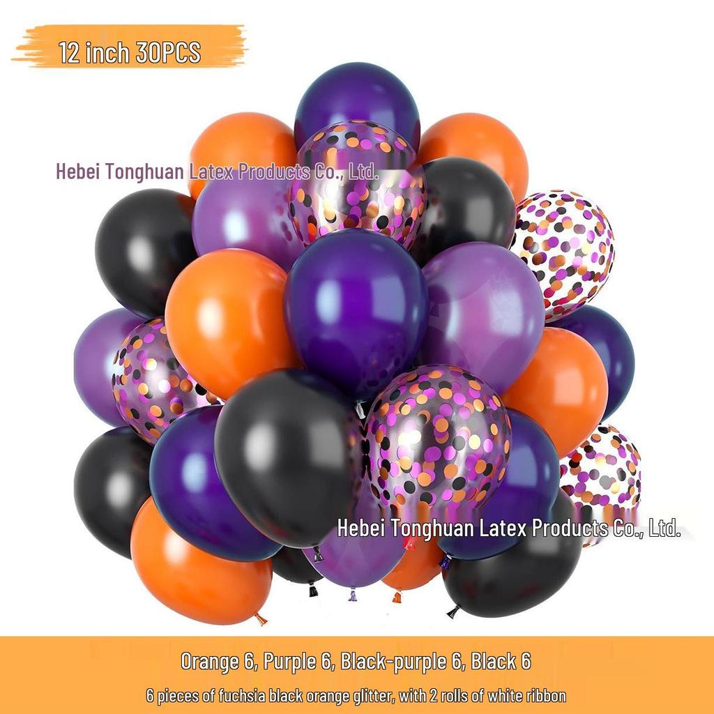 Neues Jahr Matt Glitzer Metallisch Latex Ballon Set für Dekorative Foto Atmosphäre