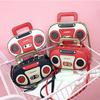 Vintage Radio Women Handbags Designer Chic Shoulder Bags Luxury Pu Leather Rock Female Crossbody Messenger Bag Personality Purse