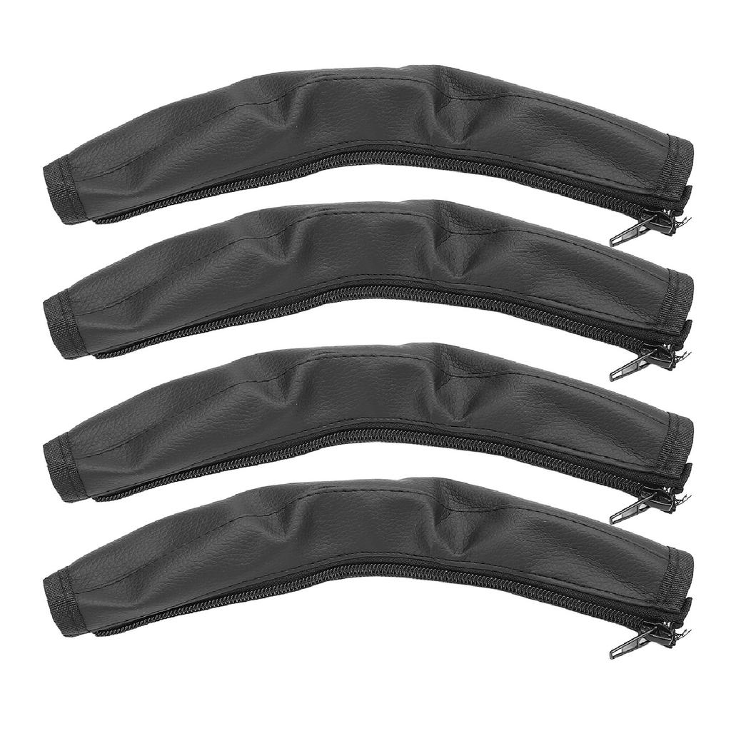 4pcs Stroller Handle Cover PU Lther Washable Baby Pram Handle Sve or with Stroller Accessories