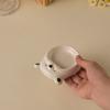 Ceramic small flavor plate, cute little dog sauce plate, butter small plate, mini sushi soy sauce dipping bowl