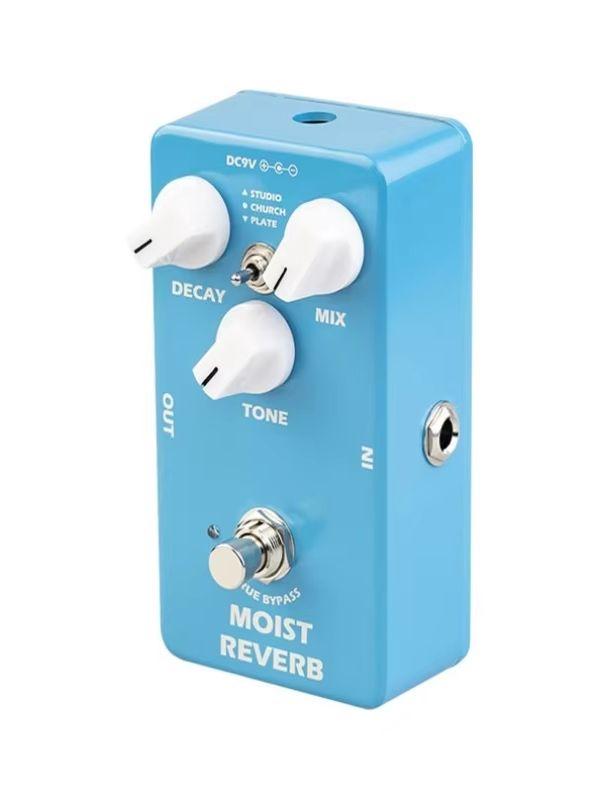 Гитарная педаль JOYO JF-20 MOIST Reverb с 32-битным DSP-чипом, 3 типа реверберации (Студия/Церковь/Пластина) для электрогитары/баса