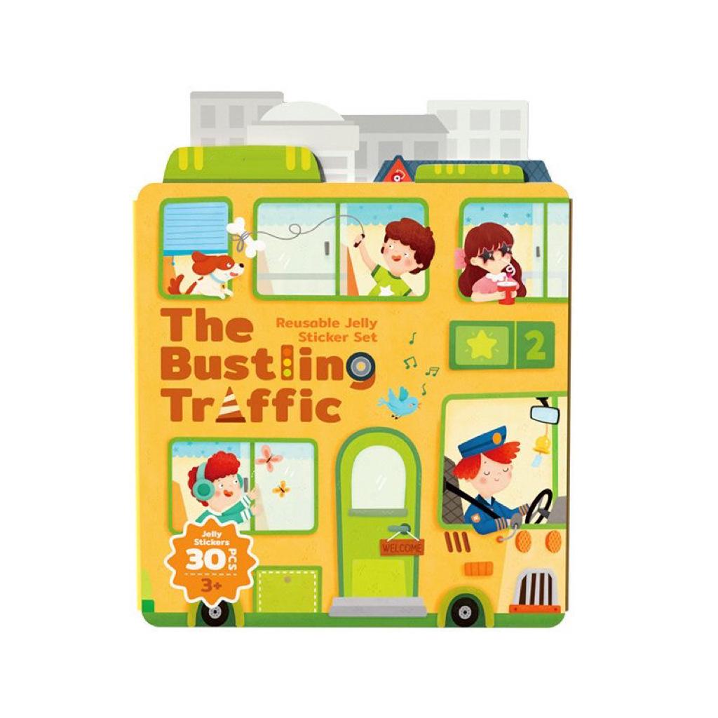 Baby's Tear-Resistant Jelly Sticker Book: Construction Vehicles 0-3 Years