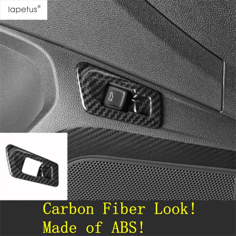 Rear Trunk Tail Gate Door Switch Control Button Decoration Frame Cover Trim Accessories For Volkswagen T-Roc T Roc 2018 - 2025