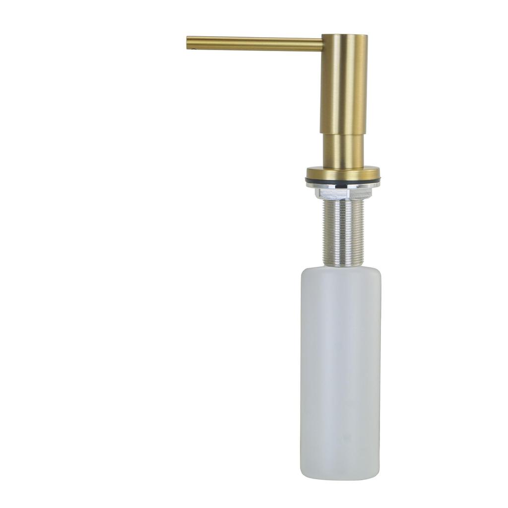 304 Stainless Steel Built-in Soap Dispenser for Kitchen & Bathroom Sinks